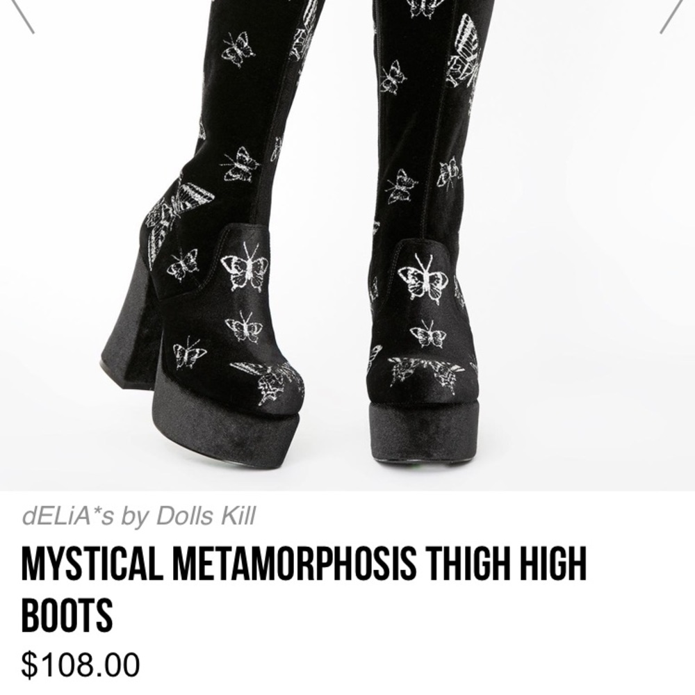 SOLD‼️Dolls kill metamorphosis boots